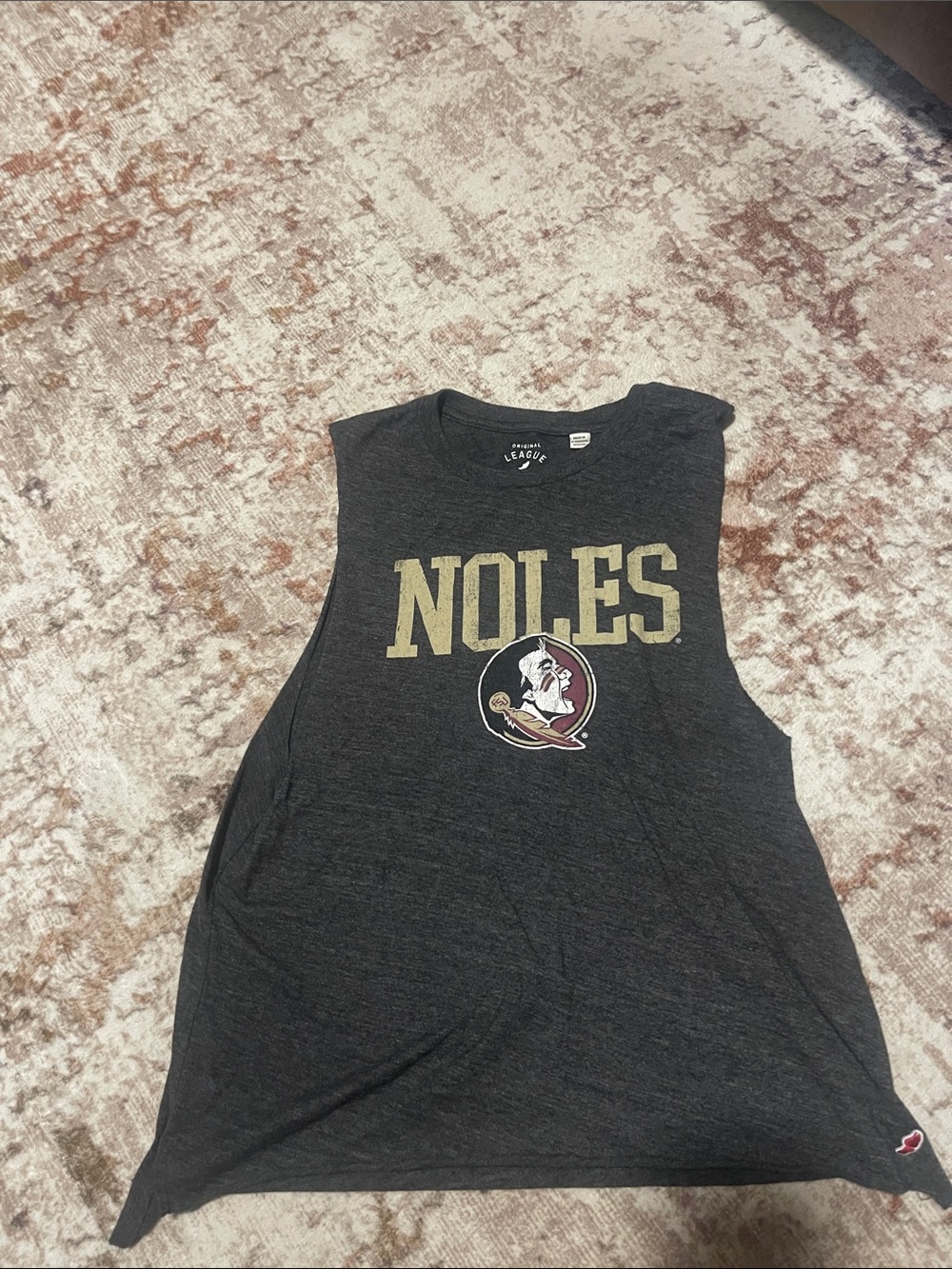 Florida State 'Noles' Sleeveless Tank Top - Dark Gray